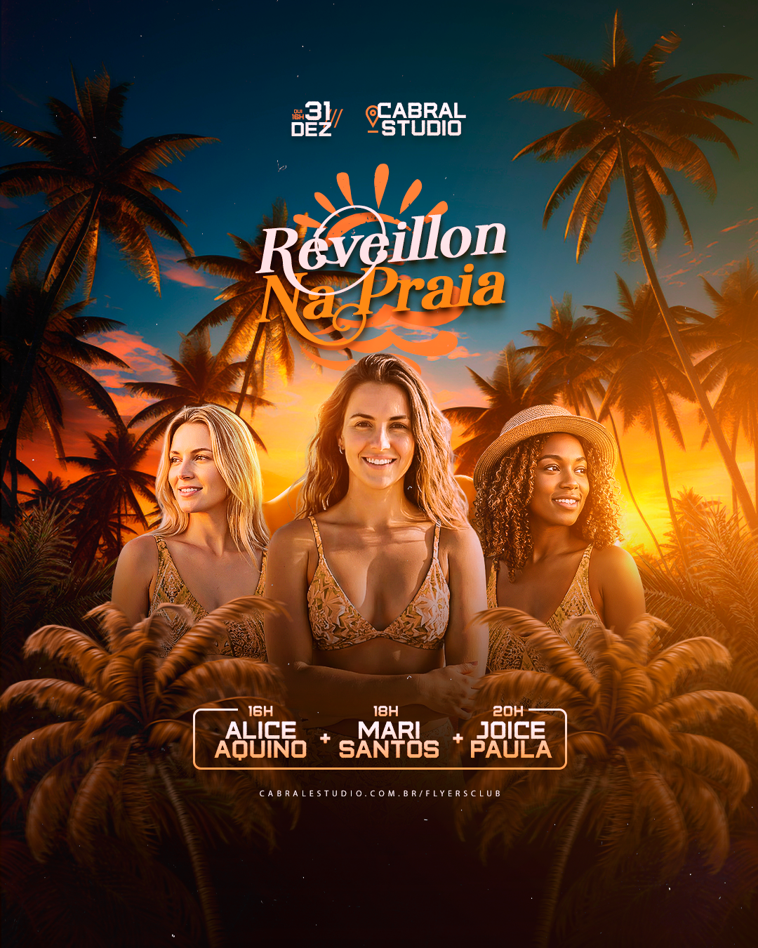 Flyer Natal Sunset